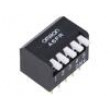 Přepínač: DIP-SWITCH OFF-ON 0,025A/24VDC pol: 2 -20÷70°C 290mN