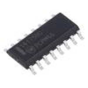 MC14175BDG IC: číslicový klopný obvod D Kanály: 4 IN: 4 SMD SO16 OUT: 8