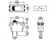 Kolébkový ON-OFF SPST Zatížení AC 16A/250V