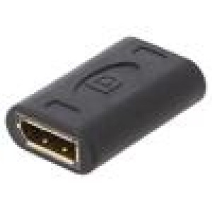 Adaptér DisplayPort 1.4,HDCP 2.2 Barva: černá