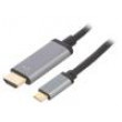 Adaptér HDCP,HDMI 2.0,USB 3.2 HDMI vidlice,USB C vidlice