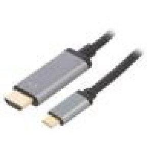 Adaptér HDCP,HDMI 2.0,USB 3.2 HDMI vidlice,USB C vidlice