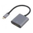 Adaptér HDCP,HDMI 2.0,USB 3.2 HDMI zásuvka,USB C vidlice