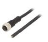 Připojovací kabel M12 PIN: 5 přímý 1m zástrčka 60VAC 4A 60VDC