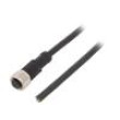 Kabel: pro snímače/automatizaci M12 PIN: 5 přímý 2m zástrčka