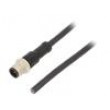 Kabel: pro snímače/automatizaci M12 PIN: 5 přímý 5m zástrčka