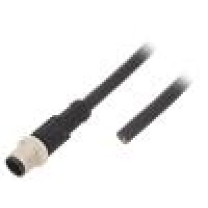 Kabel: pro snímače/automatizaci M12 PIN: 8 přímý 5m zástrčka