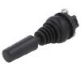 Přepínač: joystick Stab.pol: 2 22mm černá Podsv: není IP66
