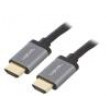 Kabel HDCP,HDMI 2.0 HDMI vidlice,z obou stran 2m černá