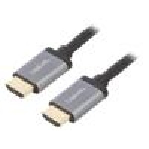 Kabel HDCP,HDMI 2.0 HDMI vidlice,z obou stran 3m černá