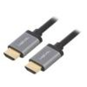 Kabel HDCP,HDMI 2.0 HDMI vidlice,z obou stran 5m černá