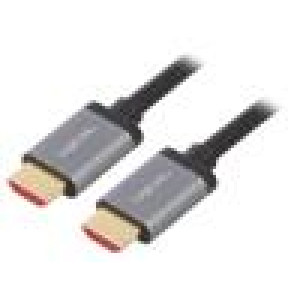 Kabel HDMI 2.1 HDMI vidlice,z obou stran 1m černá