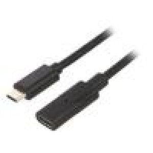 USB-USB USB C zásuvka,USB C vidlice 1m