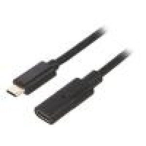 USB-USB USB C zásuvka,USB C vidlice 2m