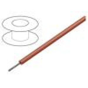 Vodič Silivolt®-1V SN licna Cu 1x2,0mm2 silikon červená 100m
