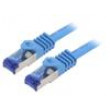 Patch cord S/FTP 6a lanko Cu LSZH modrá 2m 26AWG -20÷75°C