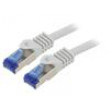 Patch cord S/FTP 6a lanko Cu LSZH šedá 3m 26AWG -20÷75°C