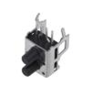 TL2243 Přepínač: mikrospínač TACT pol: 2 SPST-NO x2 0,05A/12VDC