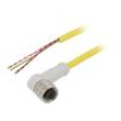 Kabel: pro snímače/automatizaci M12 PIN: 3 úhlový 5m zástrčka