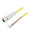 Kabel: pro snímače/automatizaci M12 PIN: 3 přímý 2m zástrčka