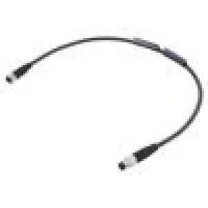 Kabel: pro snímače/automatizaci přímý 0,3m 60VAC 4A -25÷90°C