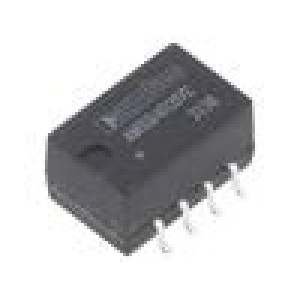 AM1LS-0512SVZ Měnič: DC/DC 1W Uvst: 4,5÷5,5V 12VDC Ivýst: 84mA SMD 1,3g SMD