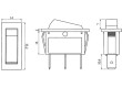 Kolébkový přepínač ON-OFF 10A 250V