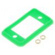 Těsnění zásuvky SLIM Barva: zelená 29mm Těsnění: silikon