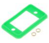 Těsnění zásuvky SLIM Barva: zelená 29mm Těsnění: silikon