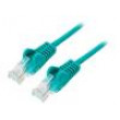 Patch cord U/UTP 5e lanko Cu PVC zelená 0,5m