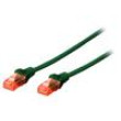 Patch cord U/UTP 5e lanko CCA PVC zelená 20m 26AWG