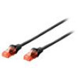 Patch cord U/UTP 5e lanko CCA PVC černá 30m 26AWG