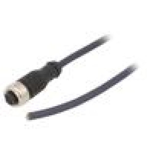 Kabel: pro snímače/automatizaci M12 PIN: 4 přímý 5m zástrčka
