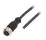 Kabel: pro snímače/automatizaci M12 PIN: 4 přímý 10m zástrčka