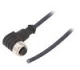 Připojovací kabel M12 PIN: 4 úhlový 5m zástrčka 250VAC 4A