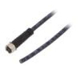 Připojovací kabel M8 PIN: 3 přímý 3m zástrčka 60VAC 4A IP69K