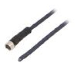 Připojovací kabel M8 PIN: 3 přímý 5m zástrčka 60VAC 4A IP69K