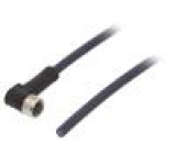 Připojovací kabel M8 PIN: 3 úhlový 3m zástrčka 60VAC 4A IP69K