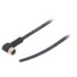 Kabel: pro snímače/automatizaci M8 PIN: 3 úhlový 10m zástrčka