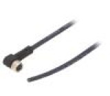Kabel: pro snímače/automatizaci M8 PIN: 3 úhlový 10m zástrčka