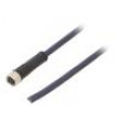 Kabel: pro snímače/automatizaci M8 PIN: 4 přímý 3m zástrčka