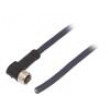 Kabel: pro snímače/automatizaci M8 PIN: 4 úhlový 5m zástrčka