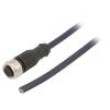 Kabel: pro snímače/automatizaci M12 PIN: 5 přímý 3m zástrčka