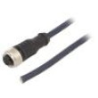 Připojovací kabel M12 PIN: 5 přímý 5m zástrčka 60VAC 4A IP69K