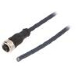 Připojovací kabel M12 PIN: 5 přímý 10m zástrčka 60VAC 4A