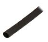Teplem smrštitelná trubička s lepidlem 3: 1 9,5mm L: 1m černá