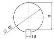 Přepínač páčkový 2 polohy 3PST-NO ON-OFF 10A/250VAC -25-70°C