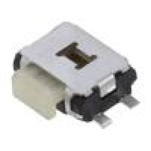 Mikrospínač TACT SPST-NO pol: 2 0,05A/12VDC SMT 1,57N 1mm