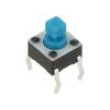 Mikrospínač TACT SPST-NO pol: 2 0,05A/12VDC THT 1,57N 6x6x4mm