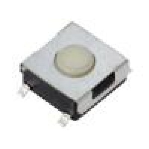 Mikrospínač TACT SPST-NO pol: 2 0,05A/12VDC SMT 1,57N 3,1mm